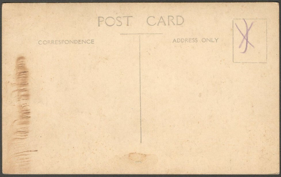 AOP India vintage rppc real photo postcard FALLS AT SERINGAPATNAM