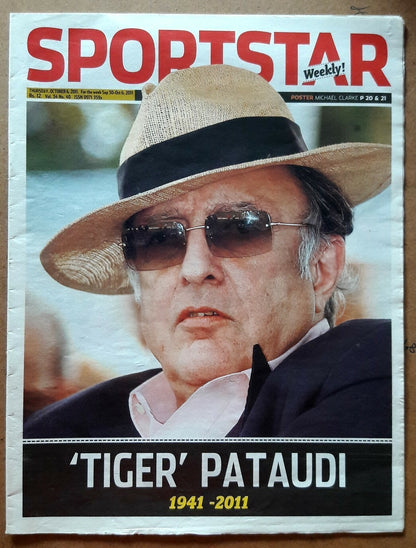India Sportstar 2006-11 CRICKET cover issues 10” X 13” (3)
