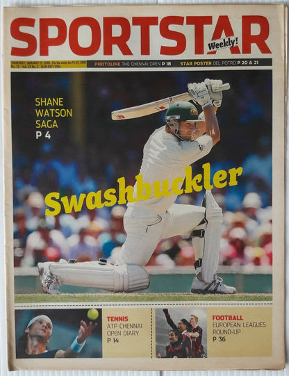 India Sportstar 2008-11 CRICKET cover issues 10” X 13” (5)