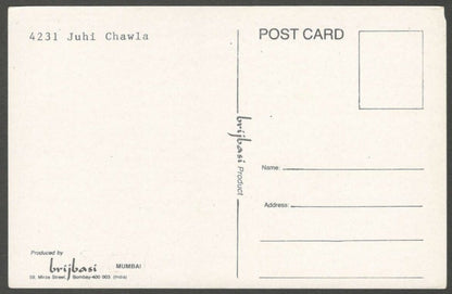 AOP India Bollywood vintage postcard JUHI CHAWLA