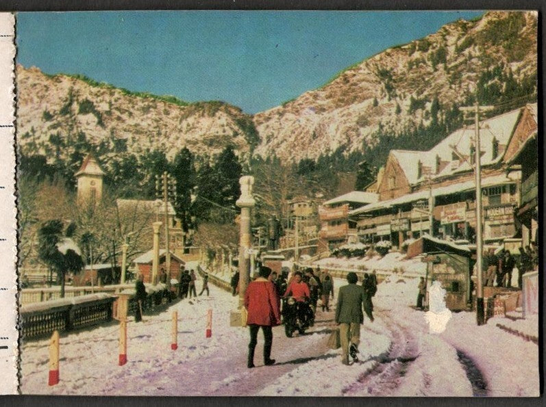 India - Nainital Photo Album vintage booklet of 8 postcards