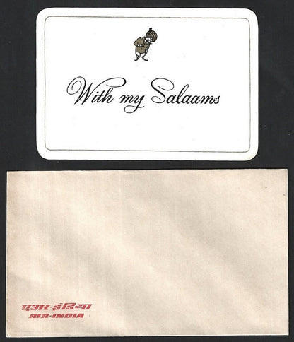 AIR INDIA vintage on board stationery (4)