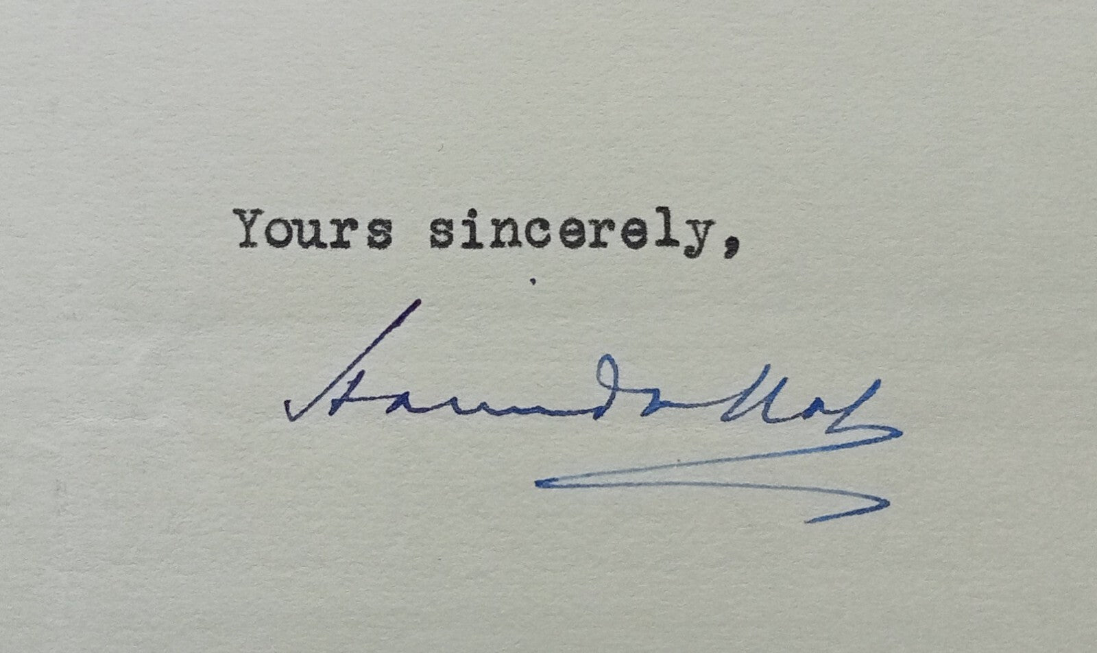 BHOPAL STATE India 1932 multicolour crested letter signed Nawab Hamidullah Khan