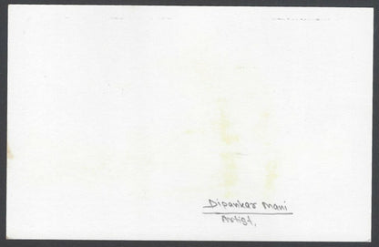 AOP Dipankar Mani, Artist pen sketch on autograph card India