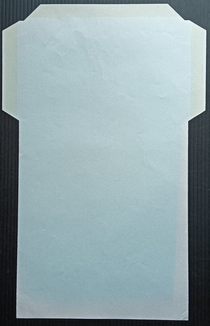 India 250 Indira Gandhi lettersheet DRY PRINT error - stamp etc omitted