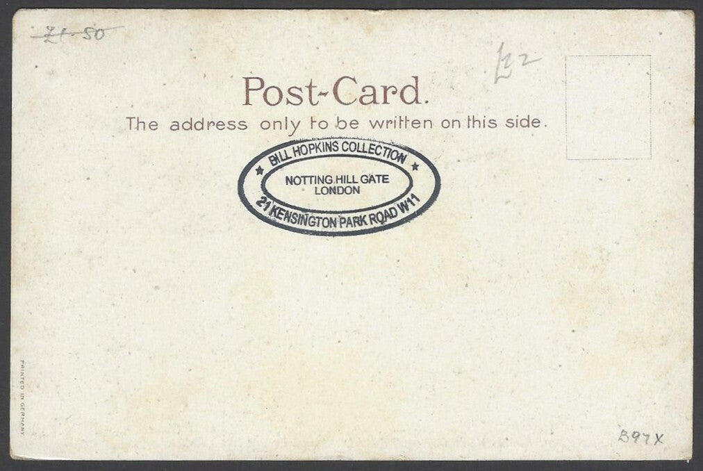 India UB color postcard H.E. GOVERNOR OF BOMBAY DRIVING THROUGH WALKESHWAR ROAD