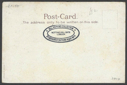 India UB color postcard H.E. GOVERNOR OF BOMBAY DRIVING THROUGH WALKESHWAR ROAD