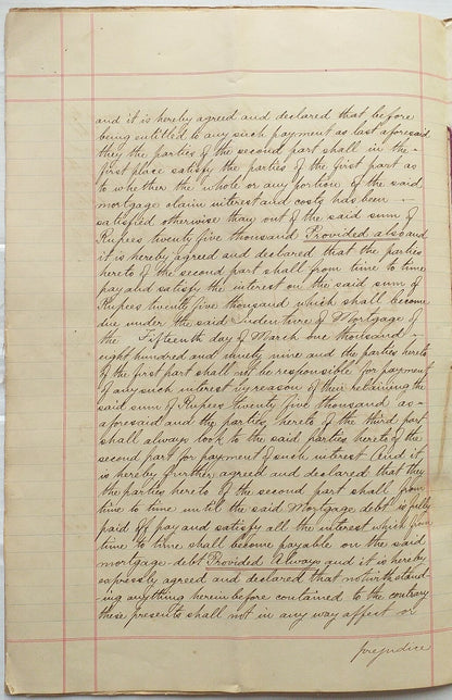 India 1904 Covenant re : Charniwadi Fire Temple