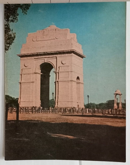 AOP India DELHI vintage booklet of 10 postcards 