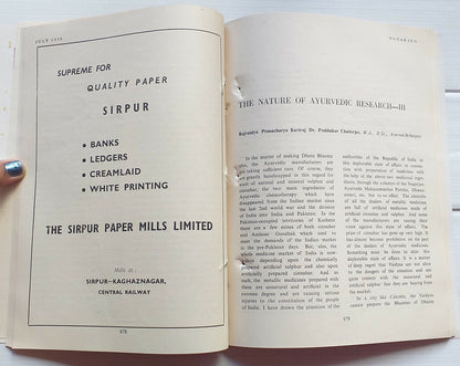 Nagarjun – An English monthly of Indian Ayurvedic Medicine 1959 (6 issues)