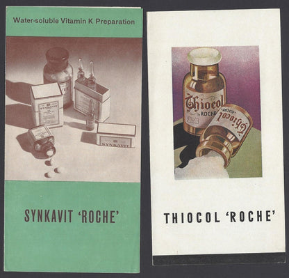 India 1940s to 1950s ROCHE medical advertisement brochures & studies (19) ZAZ