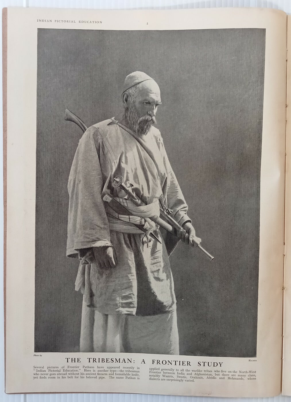 INDIAN PICTORAL EDUCATION 1929.30 Vol.1 No.5 Tribals, Shan Girl, Burma, GM