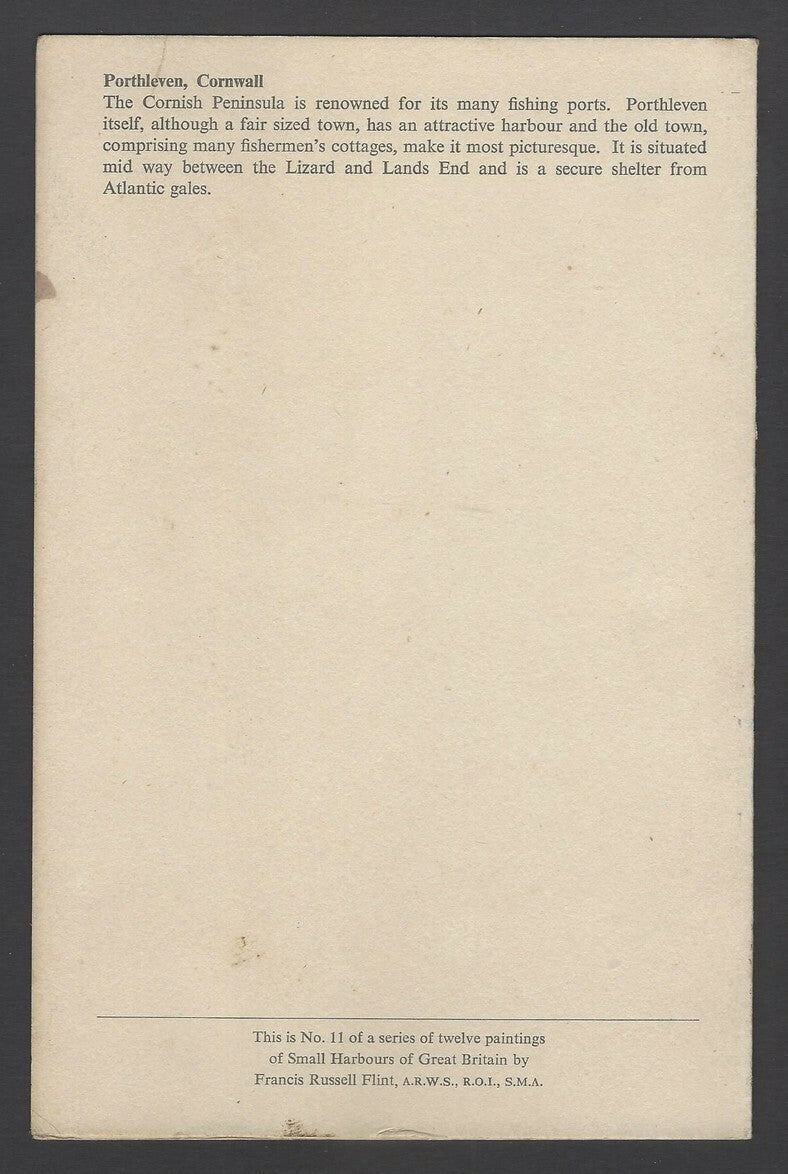 B.I. British India Line Small Harbours of Great Britain menu cards (3)