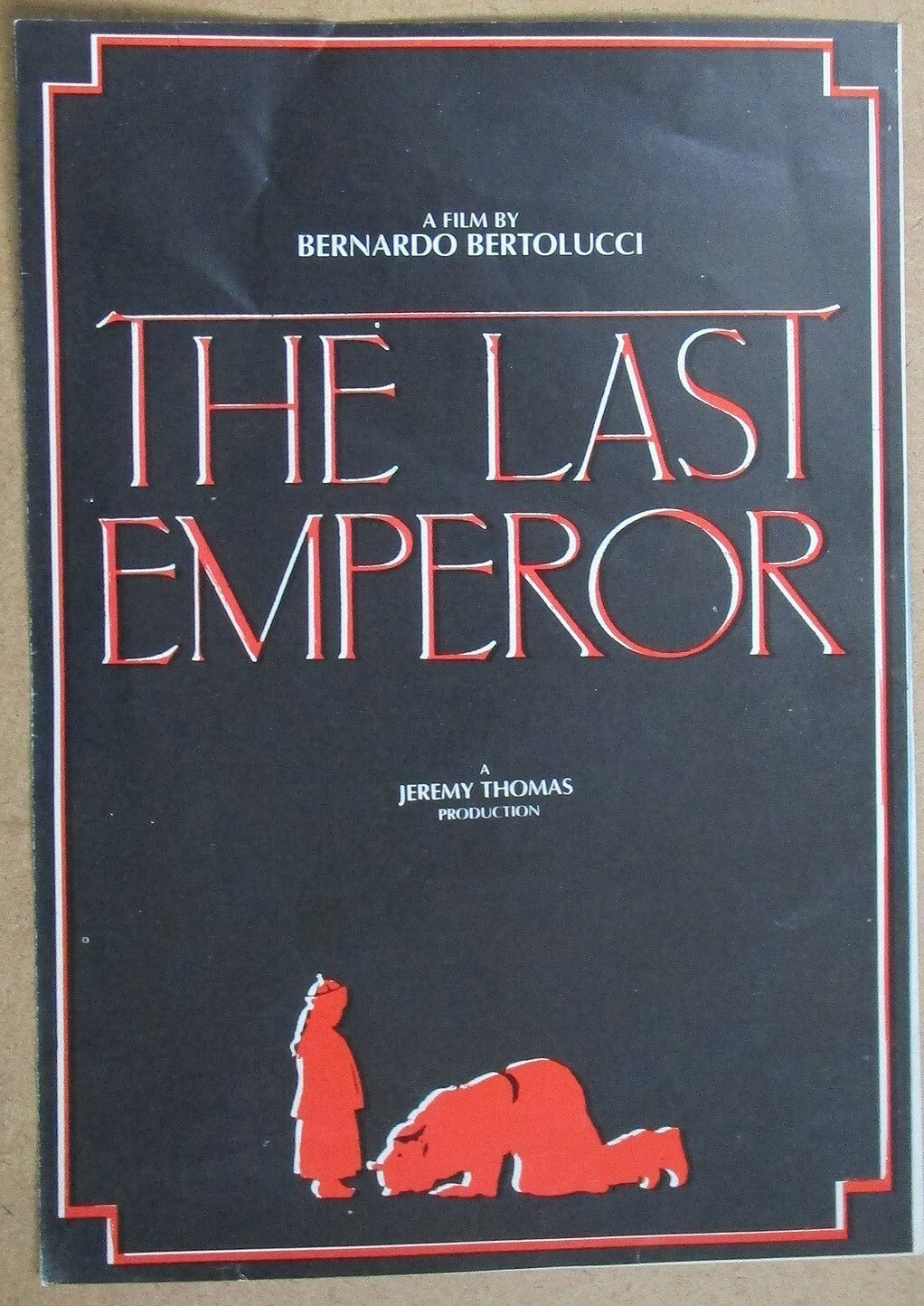 The Last Emperor (1987) India herald Bernardo Bertolucci