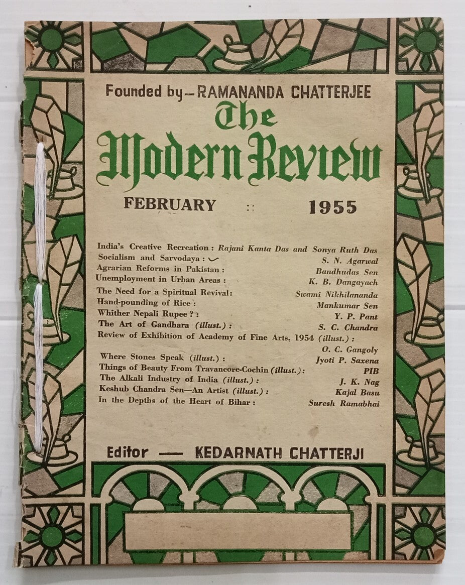 AOP India MODERN REVIEW Feb 1955 Agrarian Reforms in Pakistan 