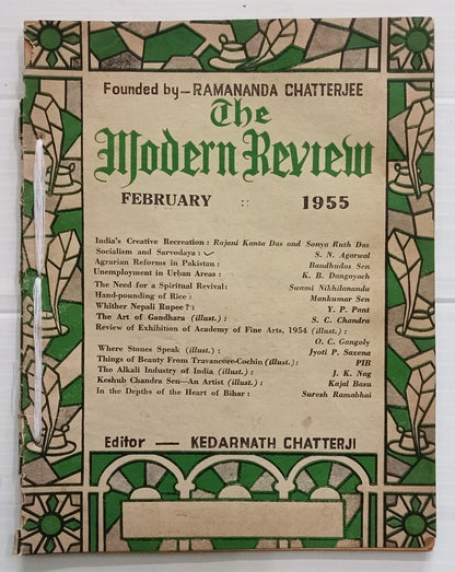 AOP India MODERN REVIEW Feb 1955 Agrarian Reforms in Pakistan 
