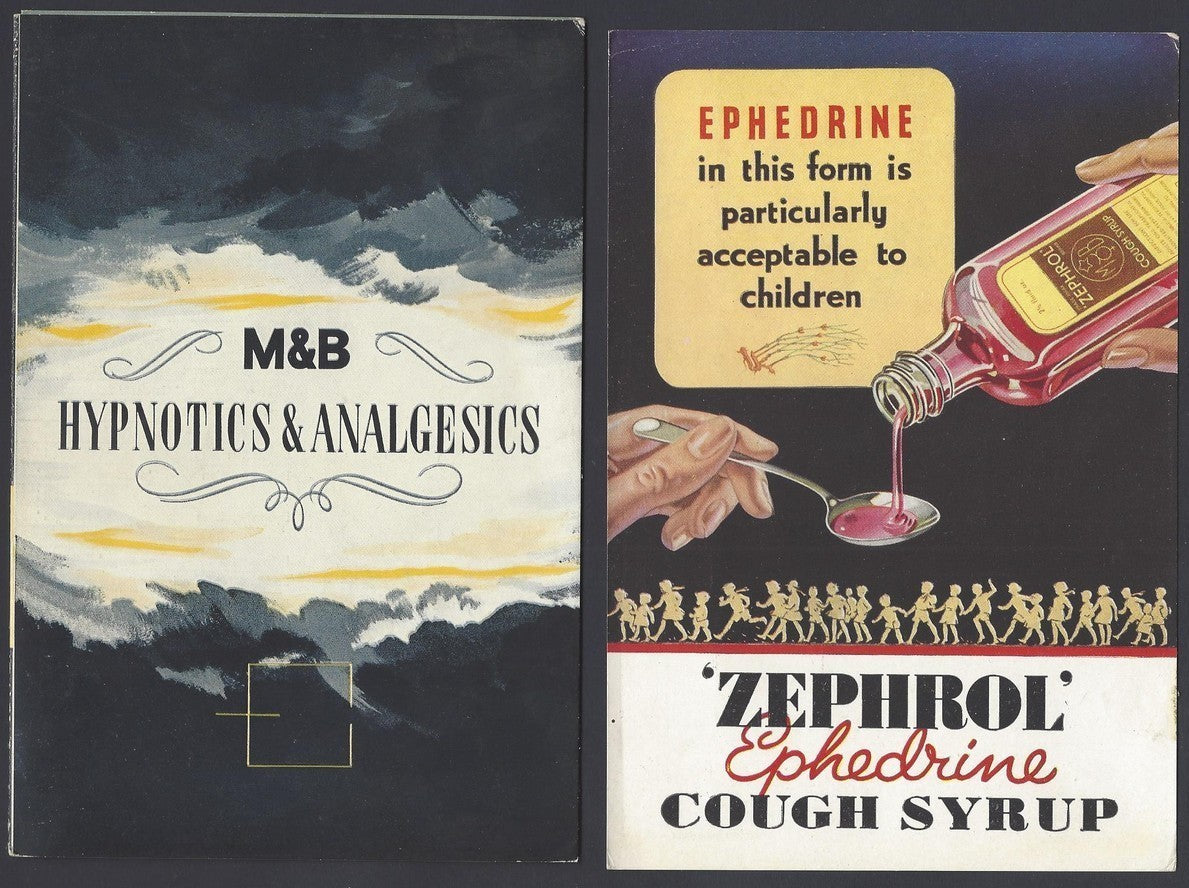 India 1940s to 1950s MAY & BAKER medical advertisement brochures (13) ZAZ