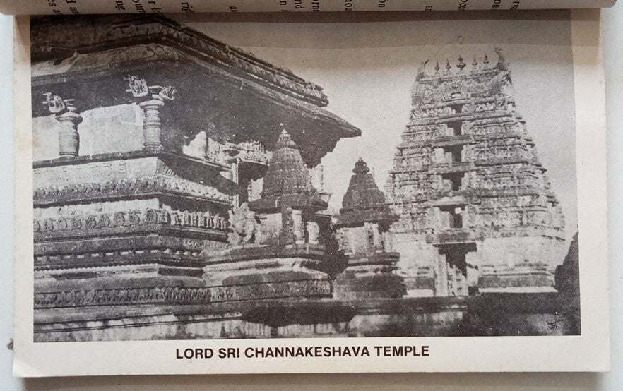 AOP India 1991 Belur Halebid Shravanabelagola Tourist Guide Booklet