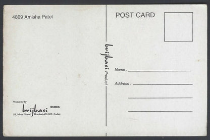 AOP India Bollywood AMISHA PATEL vintage postcard 