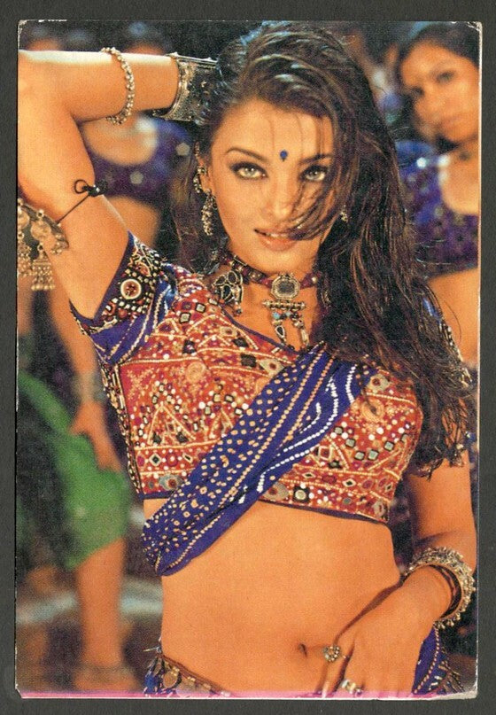 AOP India Bollywood AISHWARYA RAI vintage postcard 