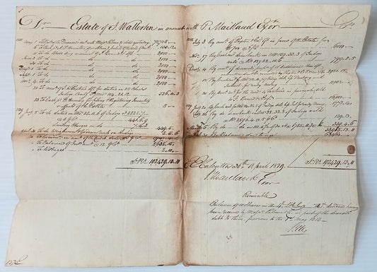 AOP India 1819 Supreme Court, Fort Williams, Calcutta document	