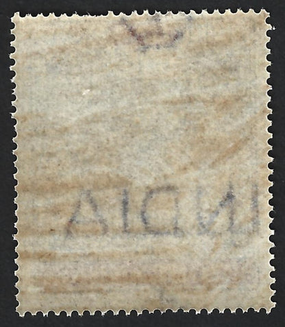 India QV 1866 Court Fee 8a MNH
