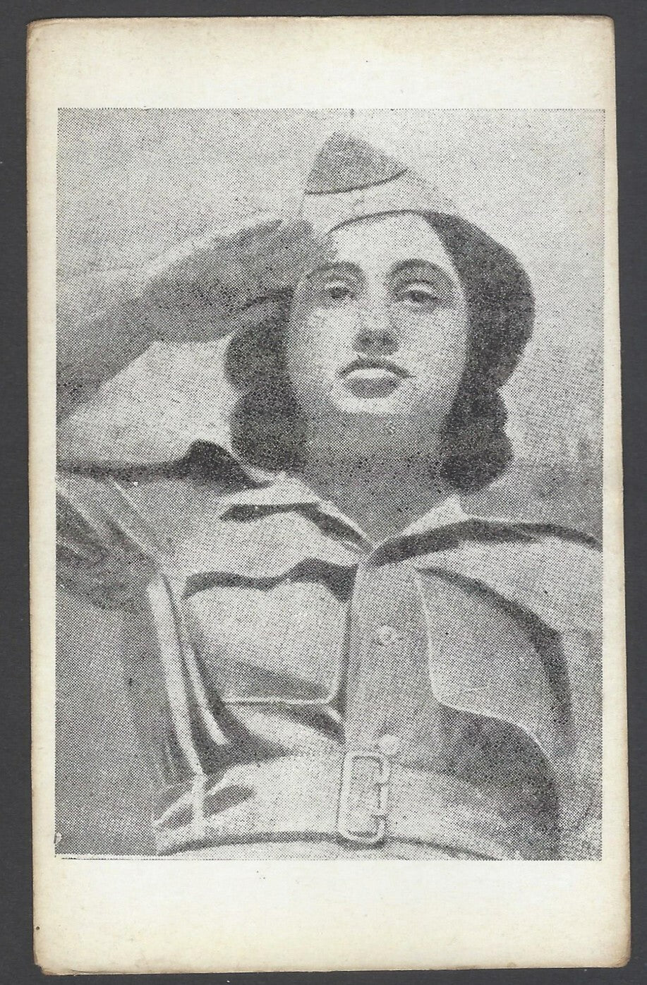 AOP India vinatge patriotic postcard Frredom Fighter Lakshmi Swaminathan/Sehgal