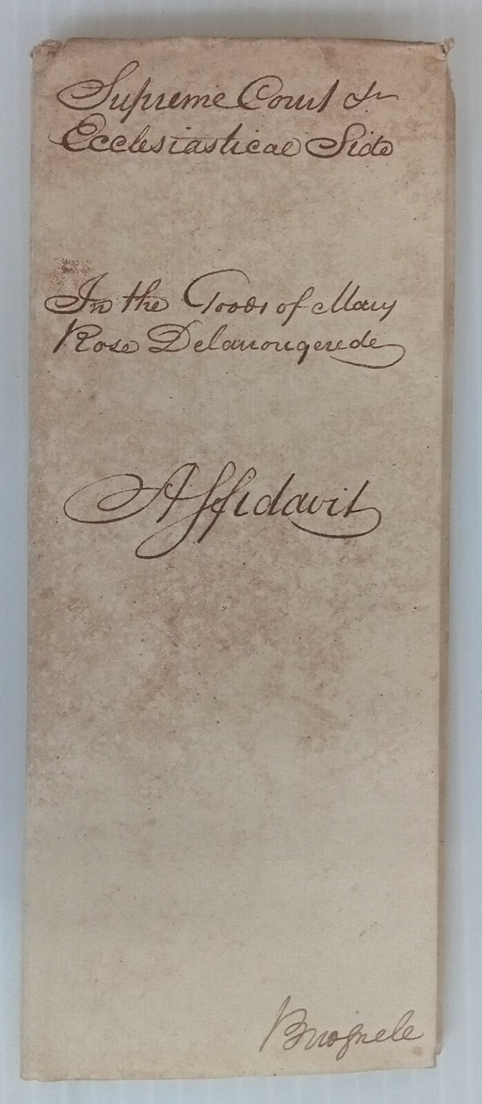 AOP India 1826 Supreme Court, Fort Williams, Calcutta document