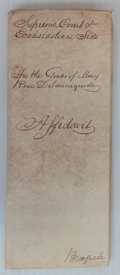 AOP India 1826 Supreme Court, Fort Williams, Calcutta document