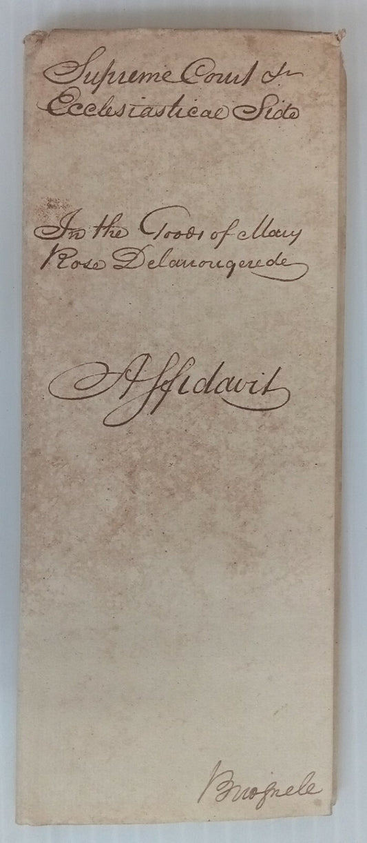 AOP India 1826 Supreme Court, Fort Williams, Calcutta document
