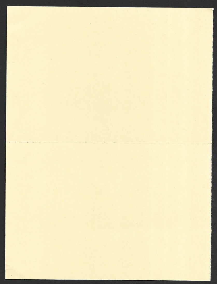 India 25p Meghdoot Gandhi postal stationery card pair, one PRINTED DOUBLE error