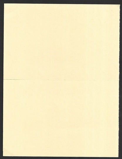 India 25p Meghdoot Gandhi postal stationery card pair, one PRINTED DOUBLE error
