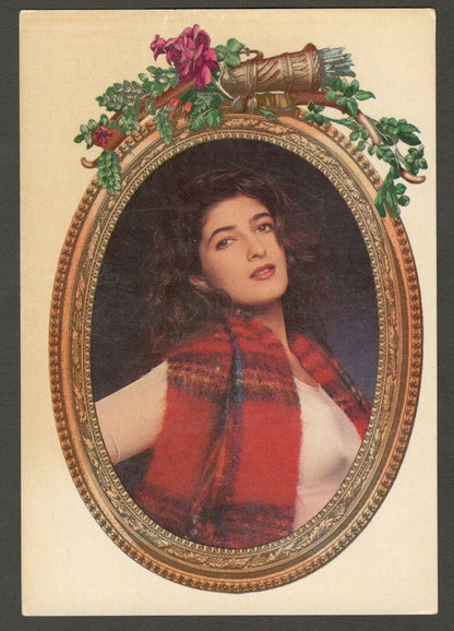 Bollywood postcards TWINKE KHANNA x 5 different 