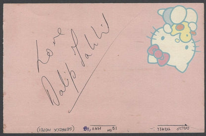 AOP Bollywood MAZHAR KHAN & DALIP TAHIL autograph 