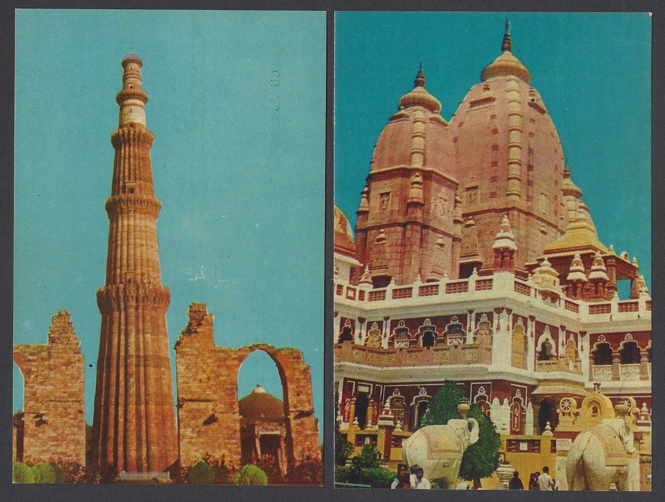 AOP India Delhi vintage postcards (9)