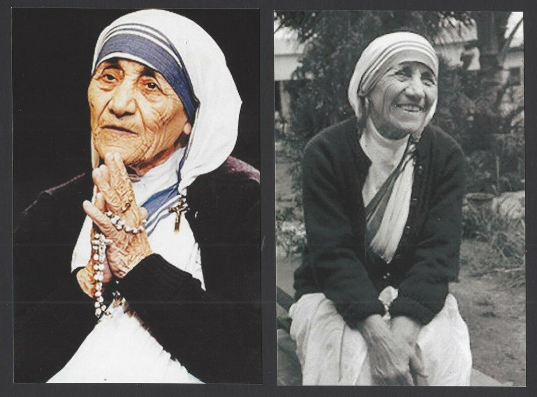 India 2016 Canonization Mother Teresa set 9 official cards used FD