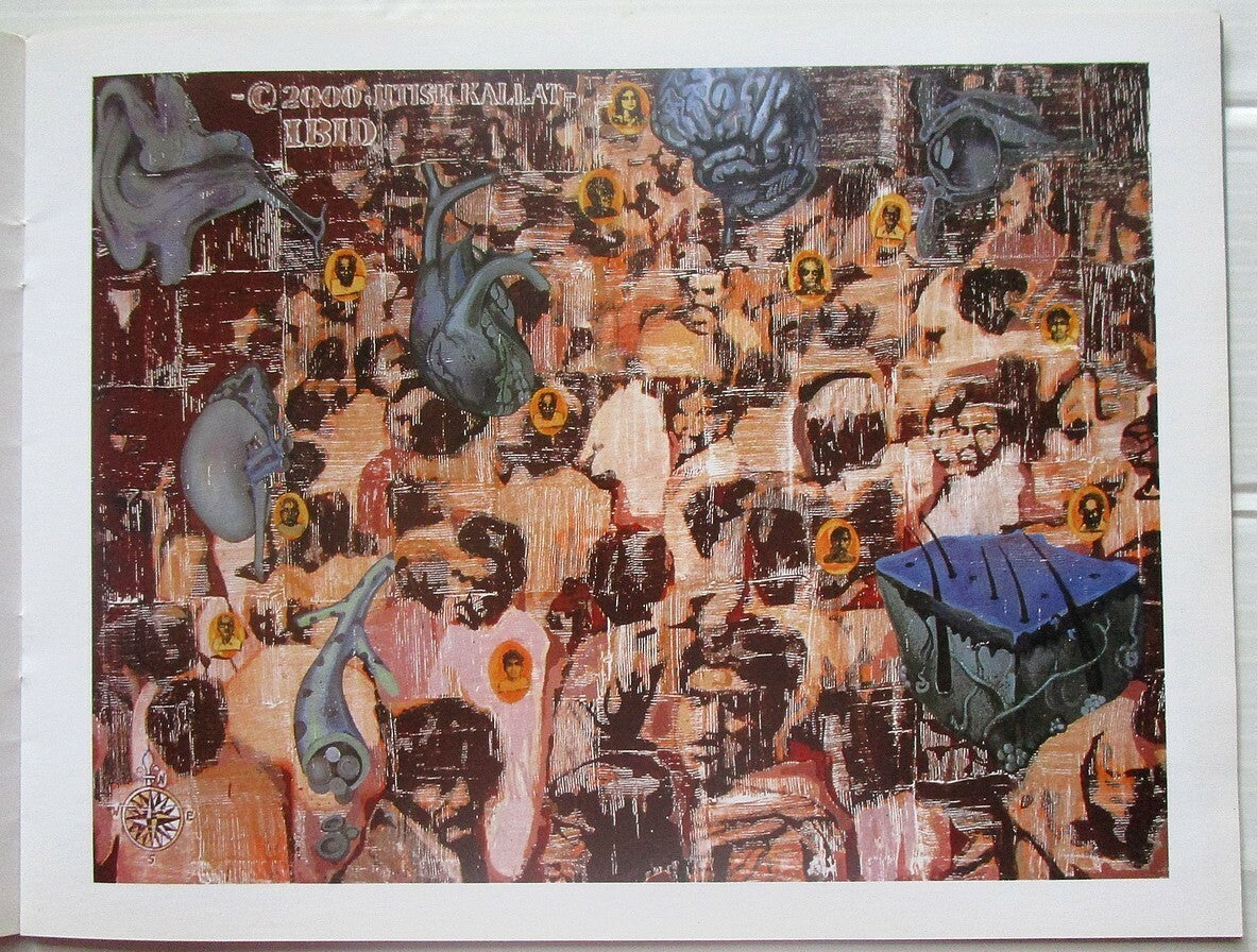 India Contemporary Art JITISH KALLAT 2000-2001 Exhibition souvenir 8 pages