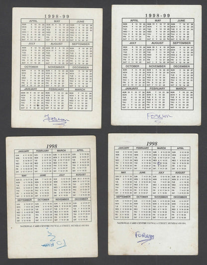 India Bollywood promotional pocket calendars Actor SHAH RUKH KHAN (4)