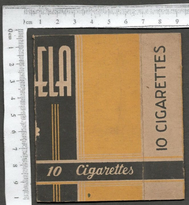 AOP India vintage empty packet ELA Cigarettes 