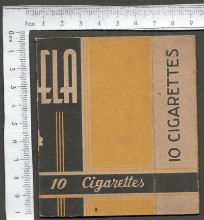 AOP India vintage empty packet ELA Cigarettes 