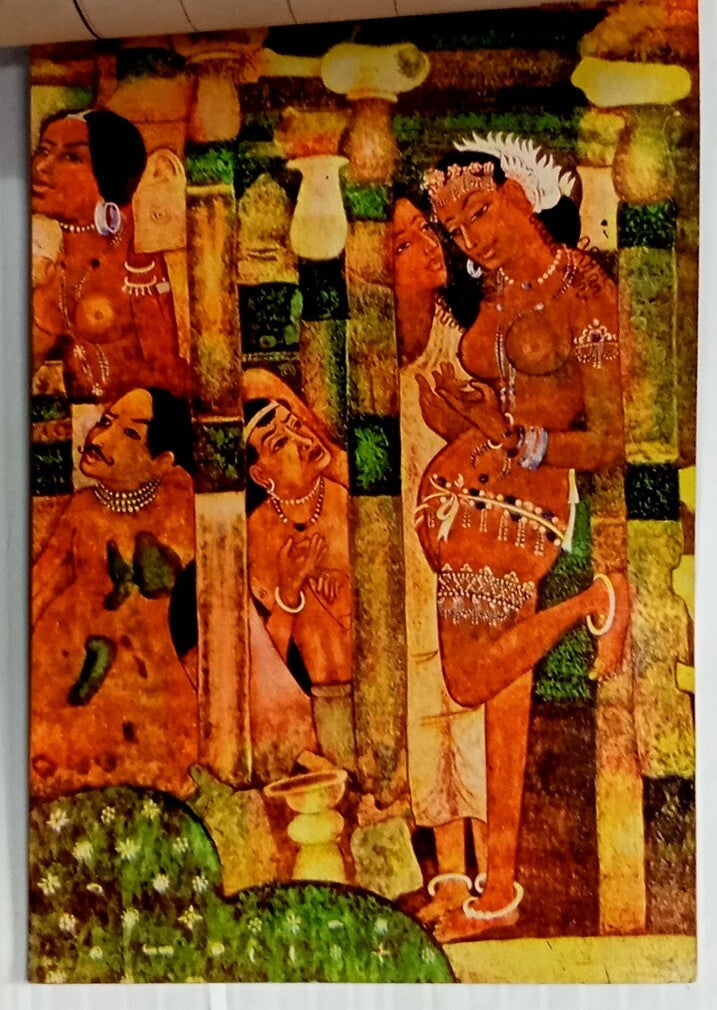 AOP India AJANTA vintage tourist booklet of 10 postcards