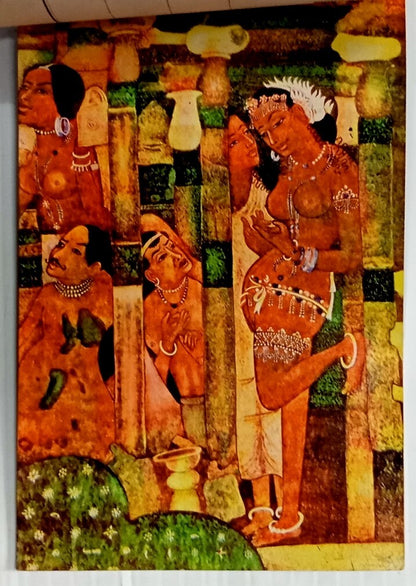 AOP India AJANTA vintage tourist booklet of 10 postcards