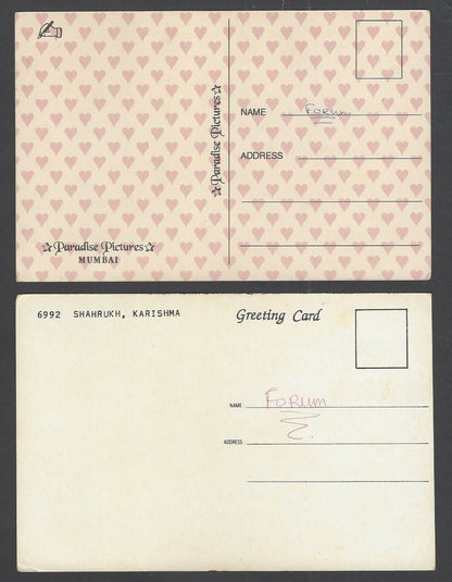 India Bollywood postcards SHAH RUKH KHAN (4)