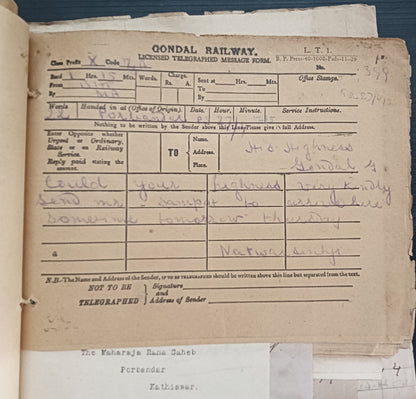 India 1933 Gondal Porbandar Dispute correspondence incl. 20 signed by Maharajas