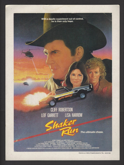 Hollywood Publicity cards for India – Action movies