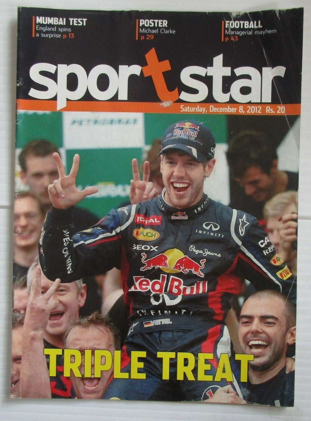India Sports Star 2004-2012 with much Cricket coverage (5 issues)