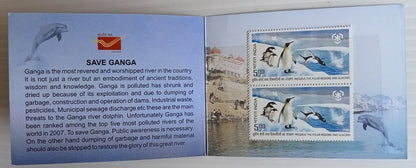 AOP India booklet 2012 Save Ganga issued by P&T Bihar Postal Circle