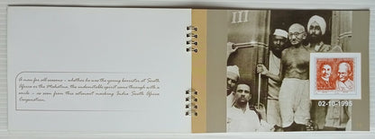 AOP Stamps of India - GANDHI - book about the stamps - no stamps in the book
