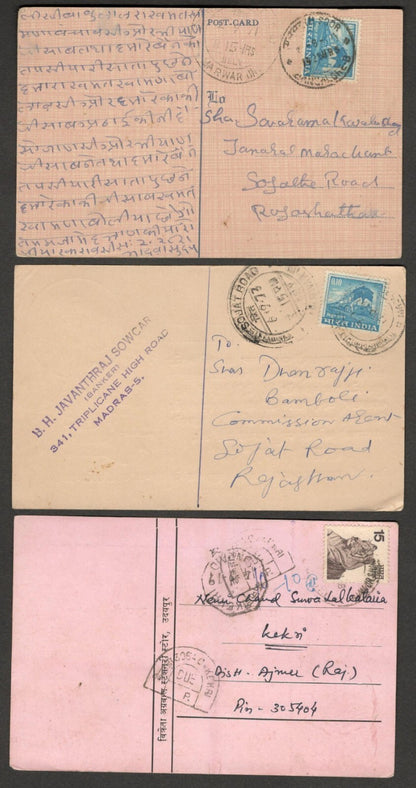 (AOP) India Jainism : Lord Mahavir & Chandkaushik Snake postcards (8)