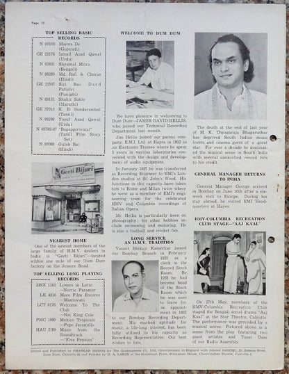 India THE VOICE June 1960 HMV Magazine - My Fair Lady